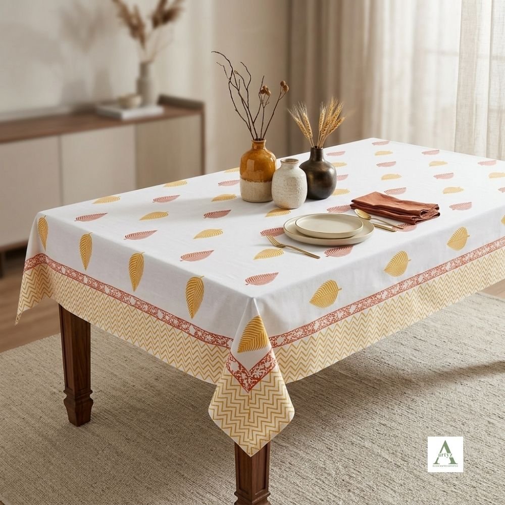 Aartyz floral overall dining table cover